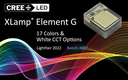 Always the Best Performance: XLamp® Element G LEDs for Color Mixing Always the Best Performance: XLamp® Element G LEDs for Color Mixing