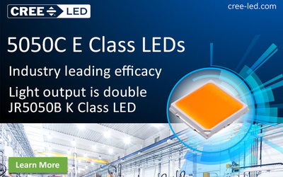 J Series® 5050C E Class LEDs Lead in High Power Efficacy