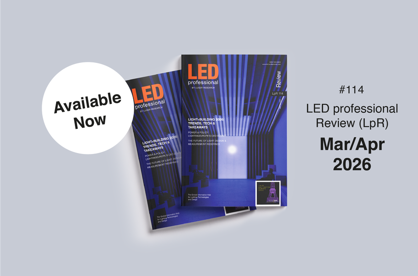 LED professional Review (LpR) – Mar/Apr 2026, Issue#114