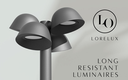 LORELUX®: FROM PLASTIC WASTE TO RESISTANT URBAN LUMINAIRES LORELUX®: FROM PLASTIC WASTE TO RESISTANT URBAN LUMINAIRES