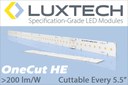 LUXTECH Presents OneCut High-Efficacy: >200 lm/W LED Module LUXTECH Presents OneCut High-Efficacy: >200 lm/W LED Module