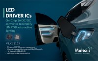 Melexis Integrates On-Chip DC/DC Power to Simplify LIN RGB Automotive Lighting