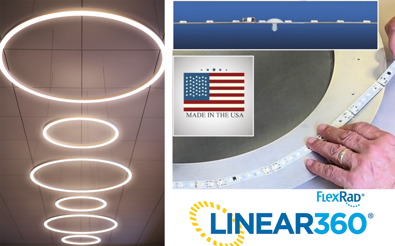Linear360 with snap-in PMount™ fasteners installed can be pressed into the heat sink directly from the reel.