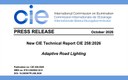 New CIE Technical Report CIE 258:2026 – Adaptive Road Lighting