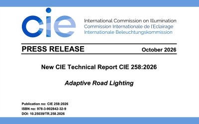 New CIE Technical Report CIE 258:2026 – Adaptive Road Lighting