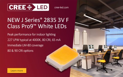 New High-Efficiency LEDs for Indoor Commercial Lighting