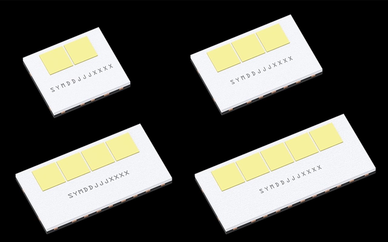 LUXEON Altilon SMD-A is available in 1x2, 1x3, 1x4, and 1x5 formats. LUXEON Altilon SMD-A is available in 1x2, 1x3, 1x4, and 1x5 formats.