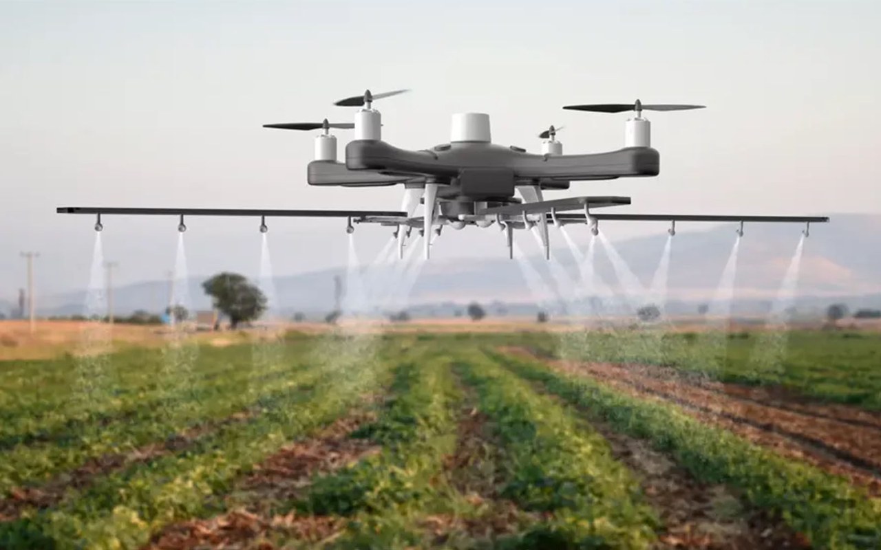 ams OSRAM presents a spectral drone with direct time-of-flight (dToF) sensors for real-time environmental monitoring at the trade fair. Image rights: ams OSRAM.