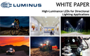 WHITE PAPER: High-Luminance LEDs for Directional Lighting Applications