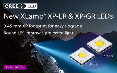 XLamp® XP-LR and XP-GR White LEDs Feature Round LES