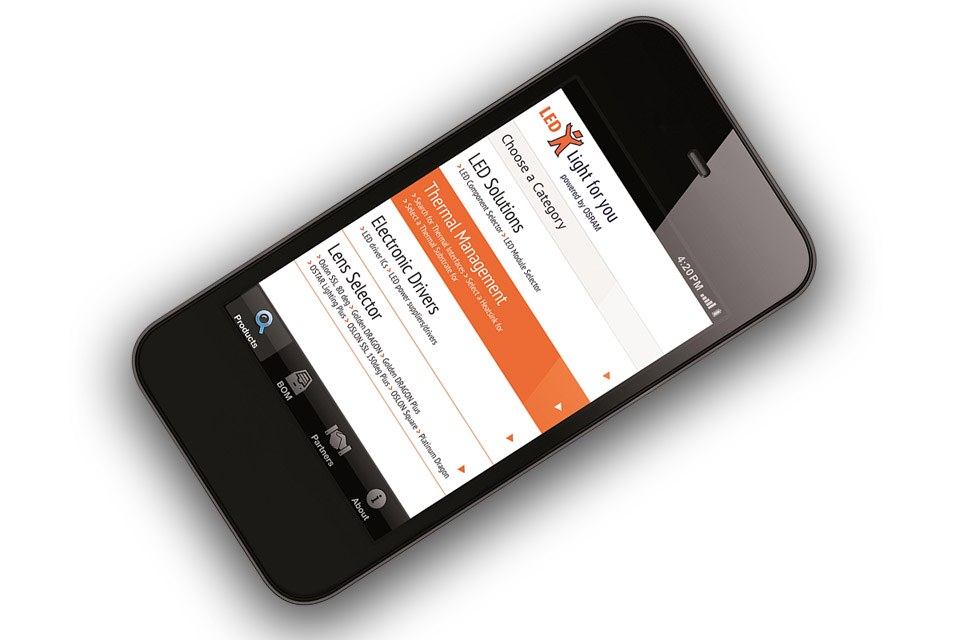 LLFY Selector"-App Offers Mobile Support by LED Light for You