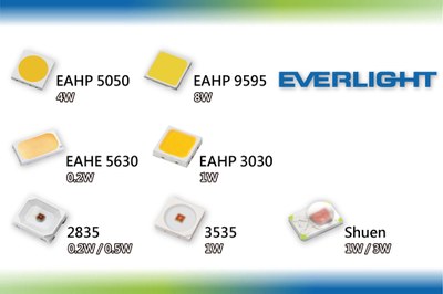 At LFI 2015, Everlight especially features the EAHP/EAHE series LEDs