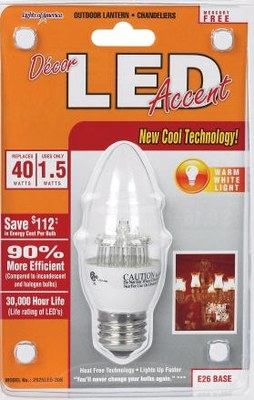 Lights of America - Accent LED Light Bulb.