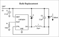 Typical application for CAT4201