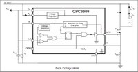 Typical application circuit with the CP9909.