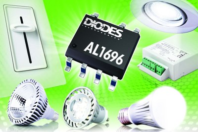 Diodes' AL1696 LED driver offers MOSFET options for 3 A at 300 V, 2 A at 500 V and 2 A at 600 V