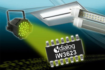 One special feature of Dialog's new driver IC is a controlled built-in over-temperature protection and derating function instead of a simple thermal shutdown function