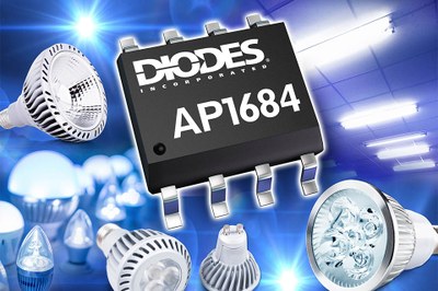 A main feature of Diodes' new AP1684 driver is a high typicl efficiency of 93%