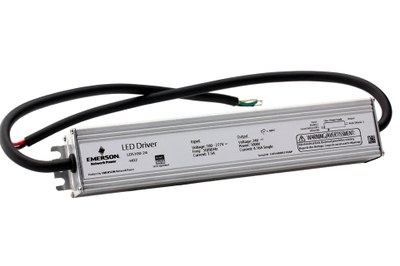 Emerson's new LDS100 LED poer supply is also available with 1-10V dimming option