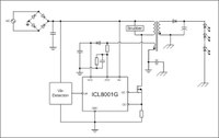A typical application circuit using the Infineon ICL8001G.