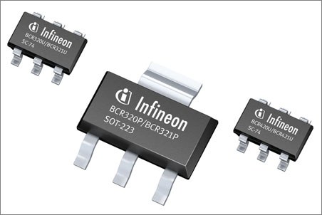 The new BCR320 and BCR420 LED drivers are tailored to address these deficiencies for 0.5W LED applications, providing a very low cost and simple solution with a small form factor.