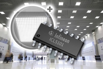 Infineon's ICL5101 is targetting Indoor and outdoor high-power LED lighting applications like high-bay/low-bay lighting or street lighting