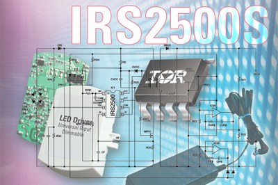 IR's new IRS2500S µPFC controller allows designs of electronics for different lighting technologies, such as LED lighting