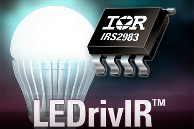 The IRS2983 is a fully integrated, fully protected SMPS control IC designed to drive Flyback converter LED drivers.