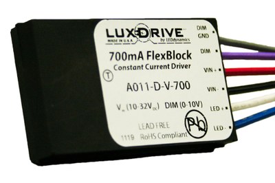 LUXdrive™ claims the A011 to be the smallest high current boost driver available