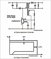 POWER INTEGRATION LinkSwitch(R)-II typical application.