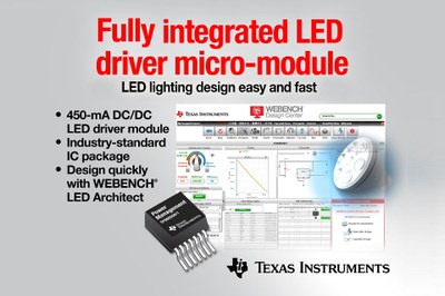 TI's fully integrated LED drivers in industry-standard IC packages helps developers avoid design complexities