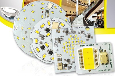 American Bright Optoelectronics' new family of direct AC LED modules is especially designed to perfectly support the US mains line voltage of 120 VAC