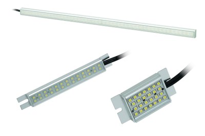 Some examples out of  American Illumination's Light Stripz™ Linear LED Engine series (LSY:top; LSL: left; LSS: right)