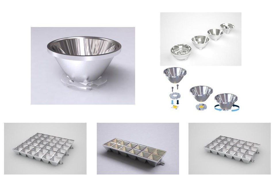 Kahtod's two new reflector products, the Zhaga conform LYRA (on top) and the PIXEL (below) will be some of Khatod's highlights at the Light+Building
