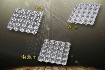 LEDiL's new product shall help to ease the production of systems with arrayed LEDs in a 5 by 5 cluster delivering more lumen output in a smaller package