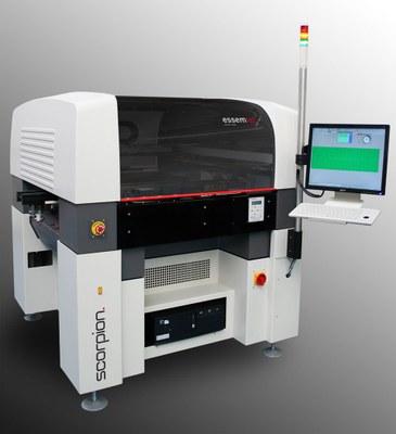 Essemtec's new Scorpion automatic dispensing system for LED assembly, electronics manufacturing and other industries