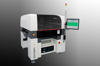 Essemtec's dispensing machine Scorpion ist only one of several proven and new highlights at SMT 2012