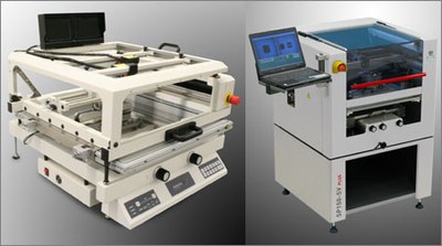 Essemtec’s new stencil printers SP004 and SP150 print more accurately and are simpler to set up than their predecessors (see article).