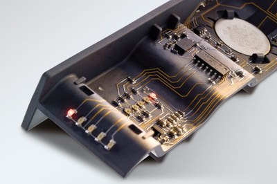 Essemtec's technology allows 3D placement of electronic components, including LEDs