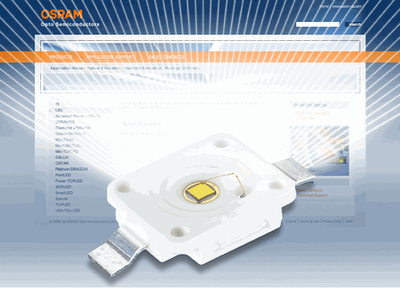 All the ray data for OSRAM LEDs can now be downloaded directly from the internet, including IREDs.
