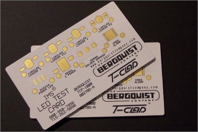 Bond-Ply TCP-1000 - LED Test Card from BERGQUIST.