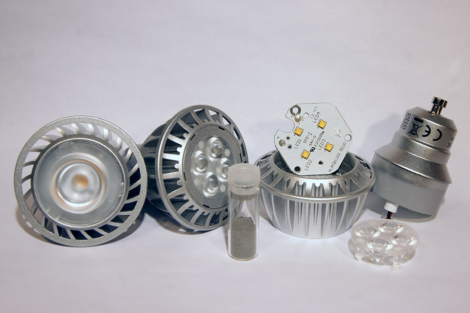 Nanodiamond enhanced polymeric heat sinks for LEDs - Improved materials and processes enable nanodiamond cost reductions of up to 70 percent for electronics and LED applications