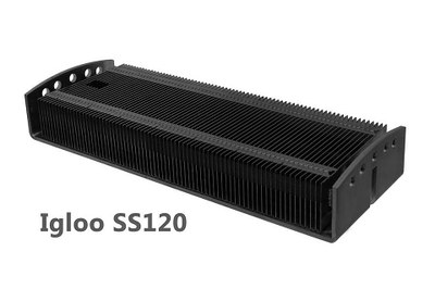 GlacialTech's new Igloo SS120 heat sink can be configured to support applications with up to 360 W of LED illumination