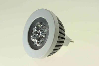 The graphite sink designs are available for up to 7W MR16 LED bulbs with 500lm for replacement of current 50W MR16 halogen spots