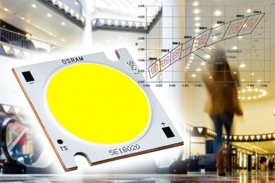 Large lumen packages for use in downlights – the new chip-on-board LED Soleriq E