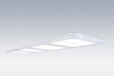 A pendant luminaire using the new technology was designed by Continuum Milan and delivers in total more than 1100 lumen
