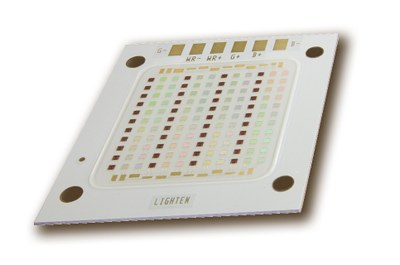 Lighten's latest CoB LEDs are multi-color CoB LEDs primarily targeting professional stage lighting applications