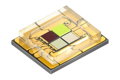 The thinfilm and UX:3 chips of the Osram Ostar Stage can be operated at up to 2.5 ampere, resulting in a higher output