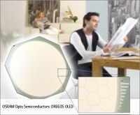 New design options come true: ORBEOS introduces OLED technology to general lighting.