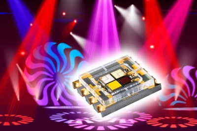 The new Osram Ostar Stage LEDs for bright spotlighting with color mixing